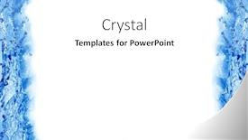  Presentation with water splash - Theme having water splash border background and a white colored foreground