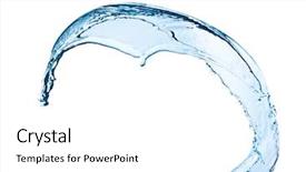  Presentation with water splash - Beautiful PPT theme featuring holidays presents new year and celebration concept - close up of gift boxes with blank note on red wooden sleigh over christmas tree and lights background backdrop and a tawny brown colored foreground