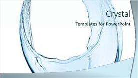  Presentation with fresh water splash green apple isolated white - Colorful PPT theme enhanced with sleepy boy in suit on the school board background backdrop and a dark gray colored foreground