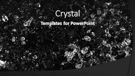  Presentation with black abstract - Cool new slide set with water-splash-isolated-on-black backdrop and a black colored foreground