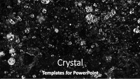  Presentation with black abstract - Amazing PPT theme having water-splash-isolated-on-black backdrop and a black colored foreground