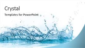  Presentation with rain water - Presentation with water splash isolated on white background and a white colored foreground