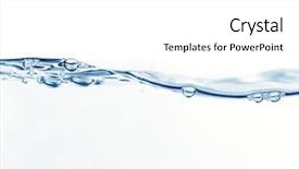  Presentation with water splash - Colorful theme enhanced with water splash backdrop and a white colored foreground