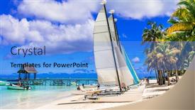  Presentation with sport - Presentation design having water-sport-activities-in-beautiful background and a light blue colored foreground