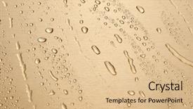  Presentation with spray - Colorful slide set enhanced with water spray or condensation backdrop and a lemonade colored foreground