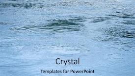  Presentation with water river - PPT theme enhanced with water surface river rhine background and a light blue colored foreground