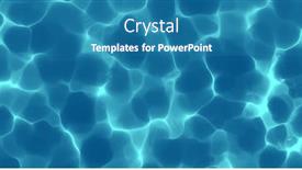  Presentation with ripples - Cool new presentation theme with water-surface-with-sun-light backdrop and a teal colored foreground