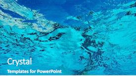  Presentation with underwater - Amazing presentation theme having water texture underwater view backdrop and a  colored foreground