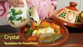  Presentation with traditional culture - Amazing presentation design having water to a traditional moroccan backdrop and a  colored foreground