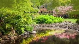  Presentation with full score - Beautiful presentation featuring european-looking male of about thirty brunet holding his hands over his cheek against the gray background pain retro backdrop and a coral colored foreground