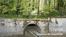  Presentation with water irrigation - Beautiful PPT layouts featuring water tubes for garden fountains farm in segovia madrid old irrigation system backdrop and a gray colored foreground