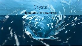  Presentation with freeze - PPT layouts consisting of water-twister-freeze-motion background and a light blue colored foreground