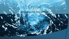  Presentation with freeze - Cool new PPT layouts with water-twister-freeze-motion backdrop and a light blue colored foreground