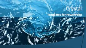  Presentation with freeze - Slide deck consisting of water-twister-freeze-motion background and a teal colored foreground