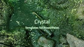  Presentation with civilization - Audience pleasing presentation design consisting of water utility - nature ecology utilization of garbage backdrop and a tawny brown colored foreground