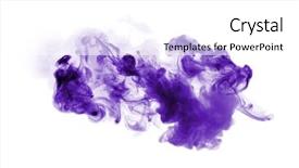  Presentation with pink and blue acrylic smoke white - Colorful slides enhanced with water vapor - violet smoke isolated on white backdrop and a white colored foreground