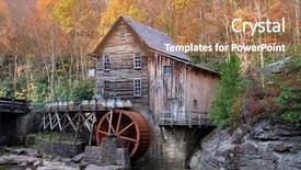  Presentation with wheel - Cool new presentation design with water wheel - glade creek grist mil backdrop and a coral colored foreground