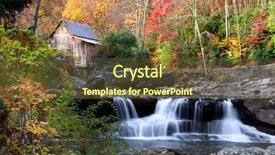  Presentation with mil à chandelles - Colorful presentation design enhanced with water wheel - glade creek grist mil backdrop and a tawny brown colored foreground