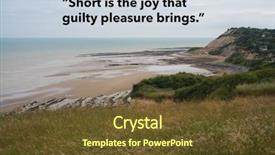  Presentation with philosopher - Theme enhanced with water wise - inspirational quote by ancient greek background and a tawny brown colored foreground