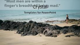  Presentation with philosopher - Colorful theme enhanced with water wise - inspirational quote by ancient greek backdrop and a light blue colored foreground