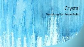  Presentation with abstract watercolor - Amazing slide deck having watercolor in blue 3 backdrop and a light blue colored foreground