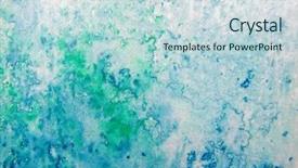  Presentation with watercolor - Colorful presentation enhanced with watercolor in blue 6 backdrop and a sky blue colored foreground