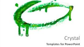  Presentation with watercolor - Cool new presentation theme with watercolor painter circle backdrop and a white colored foreground