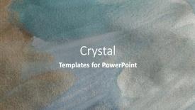  Presentation with abstract gold - Presentation enhanced with watercolor-paper-texture-painting-wall background and a gray colored foreground