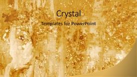  Presentation with watercolor - Audience pleasing theme consisting of watercolor textures in sepia 5 backdrop and a gold colored foreground