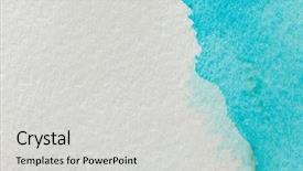  Presentation with watercolor - Slides featuring watercolour - watercolor background background and a light gray colored foreground