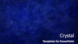  Presentation with watercolour - Slides featuring watercolour painting - blue grunge stained background background and a navy blue colored foreground