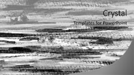  Presentation with watercolour - Theme enhanced with watercolour textures in black white background and a light gray colored foreground