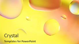  Presentation with window rock az - Audience pleasing slides consisting of waterdrops on a window backdrop and a yellow colored foreground