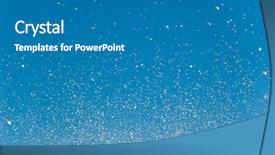  Presentation with sky blue - Presentation design with waterdrops on blue sky background background and a gray colored foreground