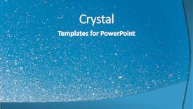  Presentation with sky blue - Presentation design enhanced with waterdrops on blue sky background background and a gray colored foreground