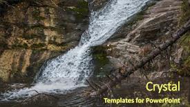  Presentation with beautiful mountains river lake sky nature - PPT theme with shinok in altai mountains siberia background and a tawny brown colored foreground