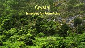  Presentation with waterfalls - Slide set having waterfalls-on-the-north-coast background and a tawny brown colored foreground