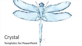  Presentation with water splash - PPT layouts with water splash in the form background and a white colored foreground