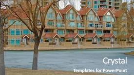  Presentation with condominium - Audience pleasing slides consisting of waterfront okanagan lake in kelowna backdrop and a gray colored foreground