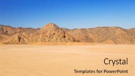  Presentation with egypt - Cool new presentation theme with waterloss - scenery of the african desert backdrop and a lemonade colored foreground