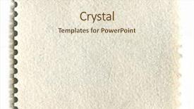  Presentation with postage - Presentation design consisting of watermark - reverse side of a postage background and a lemonade colored foreground