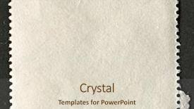  Presentation with postage - Presentation design featuring watermark - reverse side of a postage background and a lemonade colored foreground