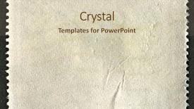  Presentation with postage - Audience pleasing presentation consisting of watermark - reverse side of a postage backdrop and a soft green colored foreground