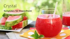  Presentation with vertical - Slides enhanced with  background and a  colored foreground