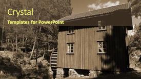  Presentation with norway - Presentation design enhanced with watermill-one-of-the-2 background and a tawny brown colored foreground