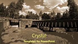  Presentation with norway - PPT theme enhanced with watermill-one-of-the-2 background and a tawny brown colored foreground