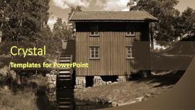  Presentation with norway - Presentation theme with watermill-one-of-the-2 background and a tawny brown colored foreground