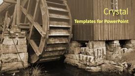  Presentation with norway - Slide deck consisting of watermill-one-of-the-2 background and a tawny brown colored foreground