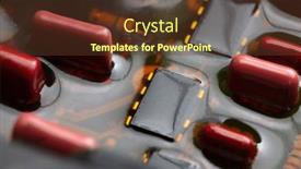  Presentation with circuit - Presentation design featuring waterproofed-or-shock-proofed-electronic and a tawny brown colored foreground