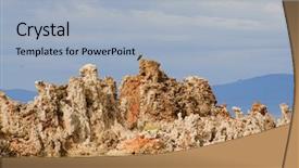  Presentation with eagle - Audience pleasing PPT theme consisting of watershed - eagle nesting on top backdrop and a light blue colored foreground